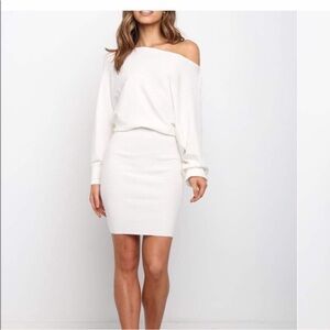 NWT Petal and Pup Off the Shoulder Sweater Dress